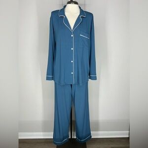 Eberjey NWT Gisele Tencel Long PJ Set Size M